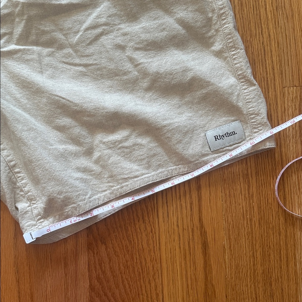Rhythm Cotton/Linen Drawstring Shorts - Picture 11 of 12